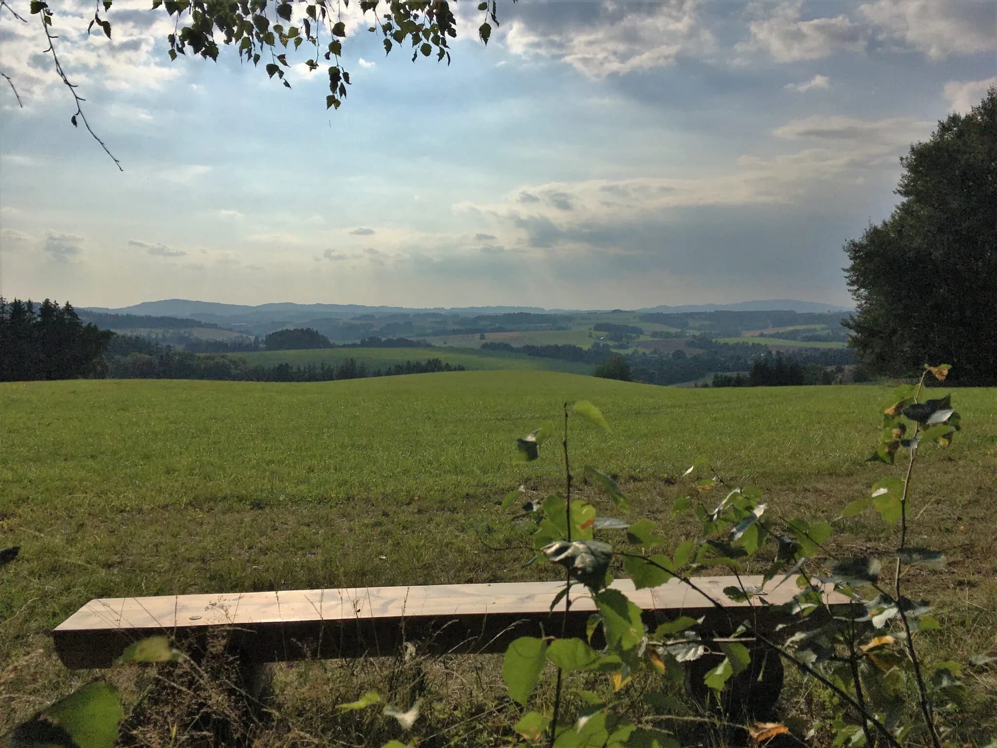 Fotografie lavičky: Nad Amerikou