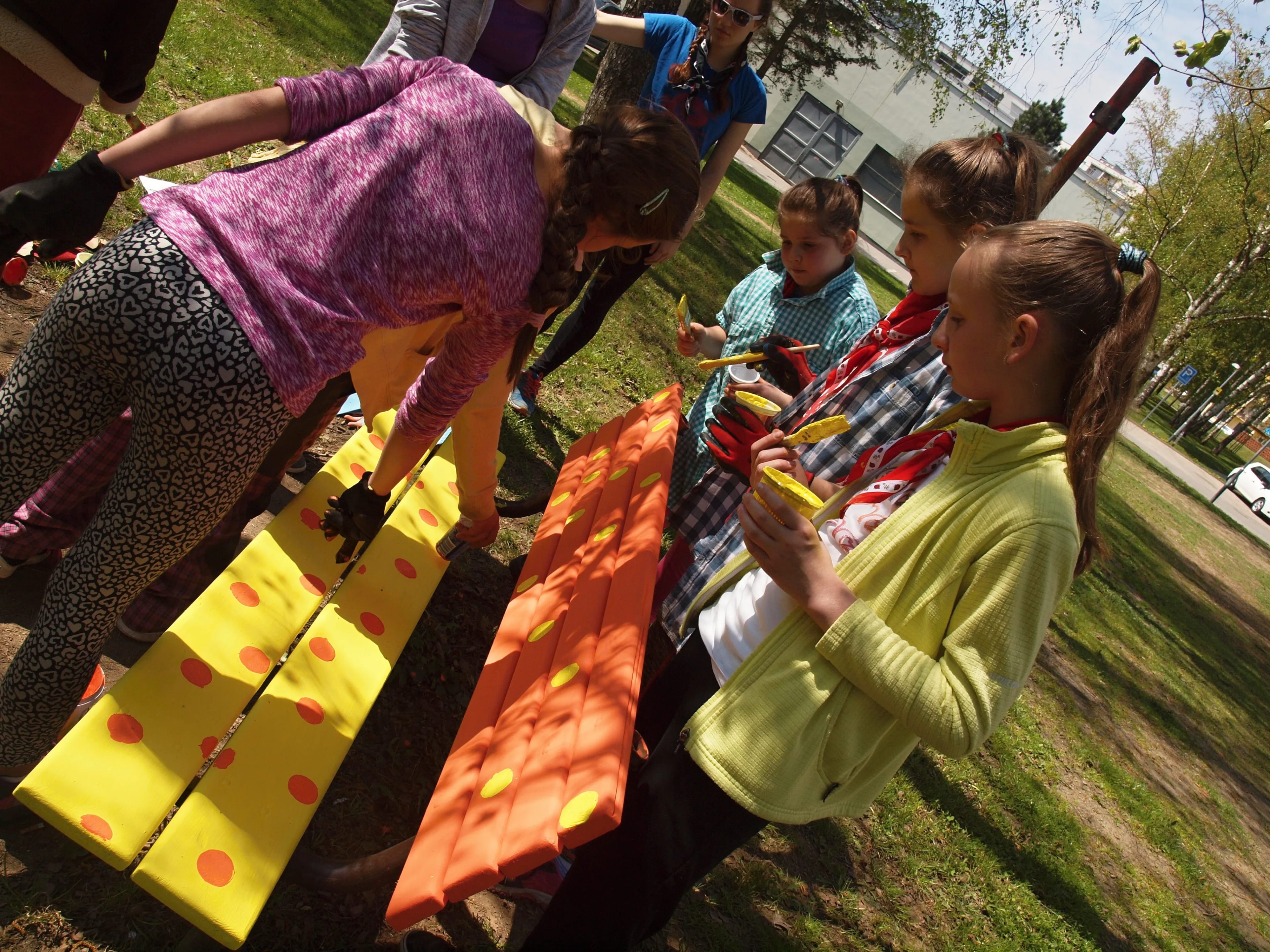 Skautské lavičky Nové Město na Moravě