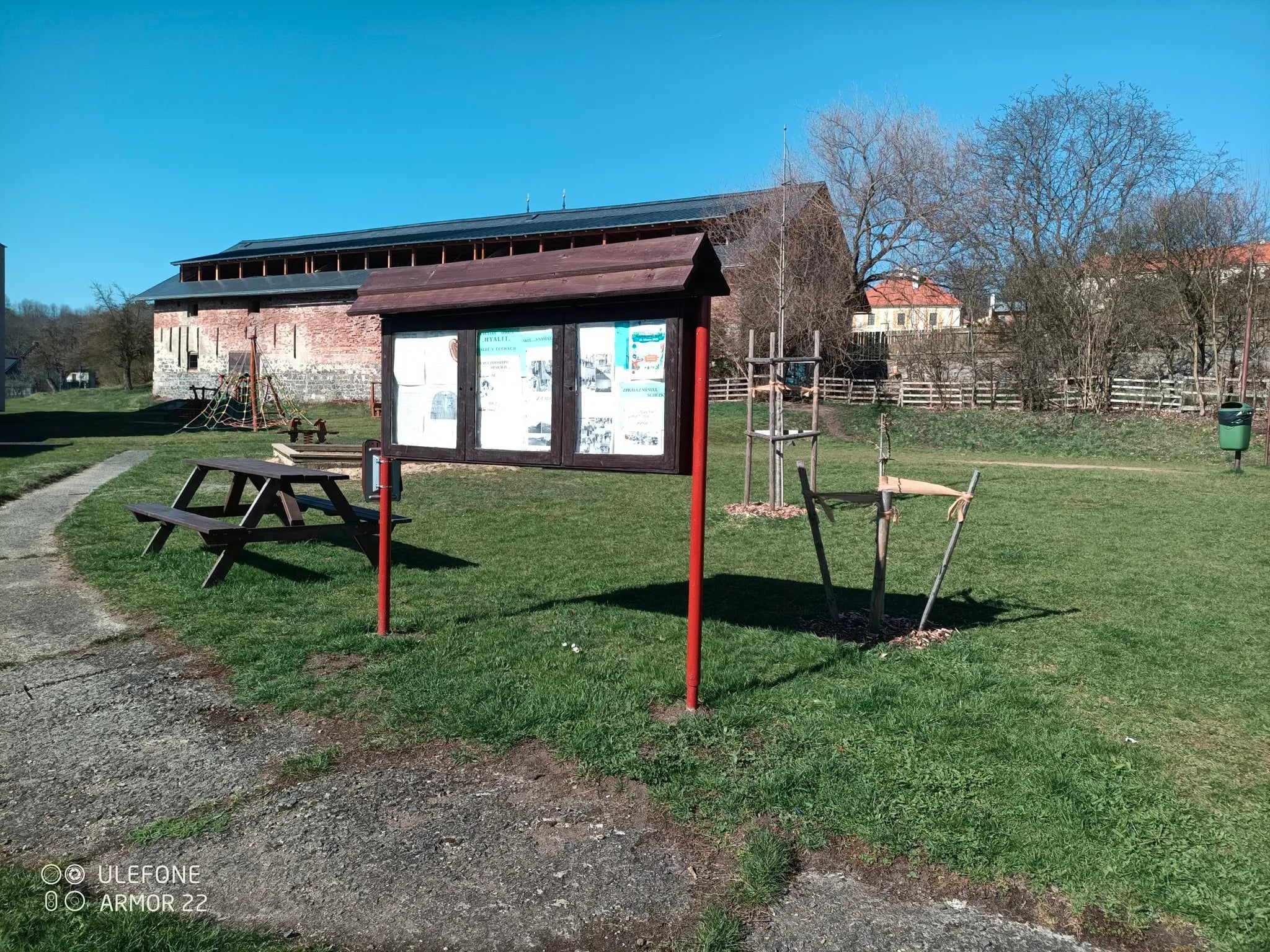 Skautská lavička Valeč